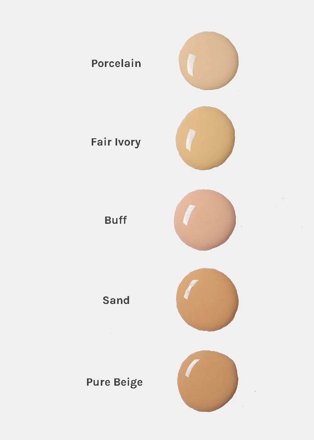 A : AOA Drop Liquid Foundation - Light Tones