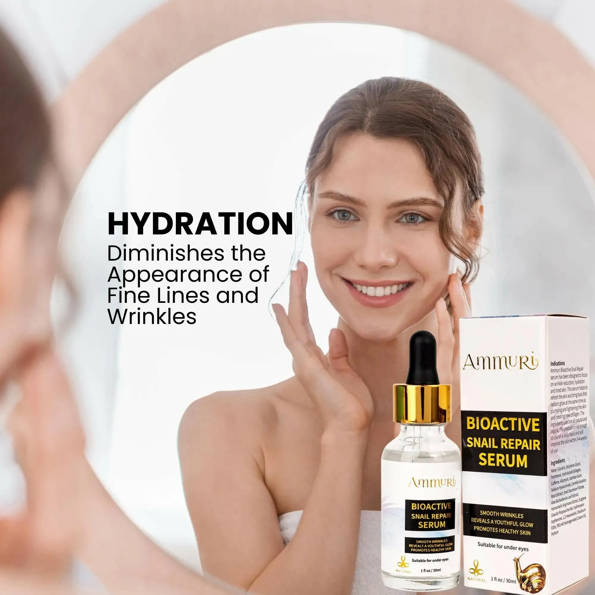 Ammuri Bioactive Snail Repair Serum | Snail Face Serum