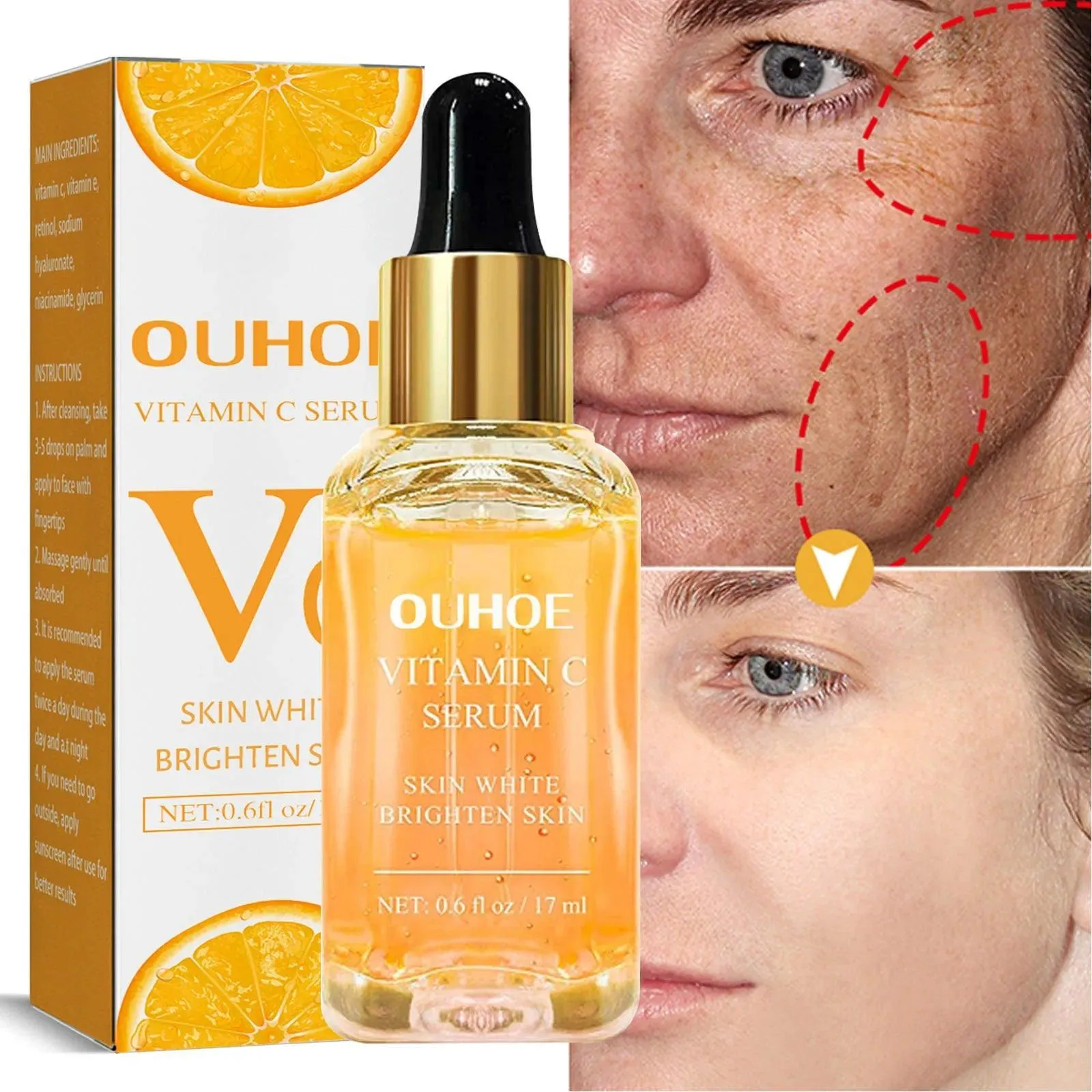 Anti-Wrinkle. Radiant Glow Vitamin C Serum: Youthful Skin Essential