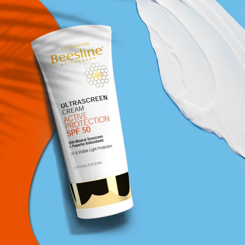 Beesline Ultrascreen Cream Active Protection SPF50 60ml