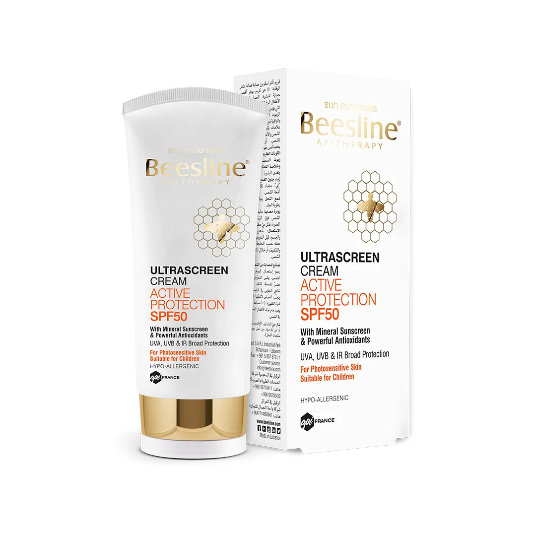 Beesline Ultrascreen Cream Active Protection SPF50 60ml