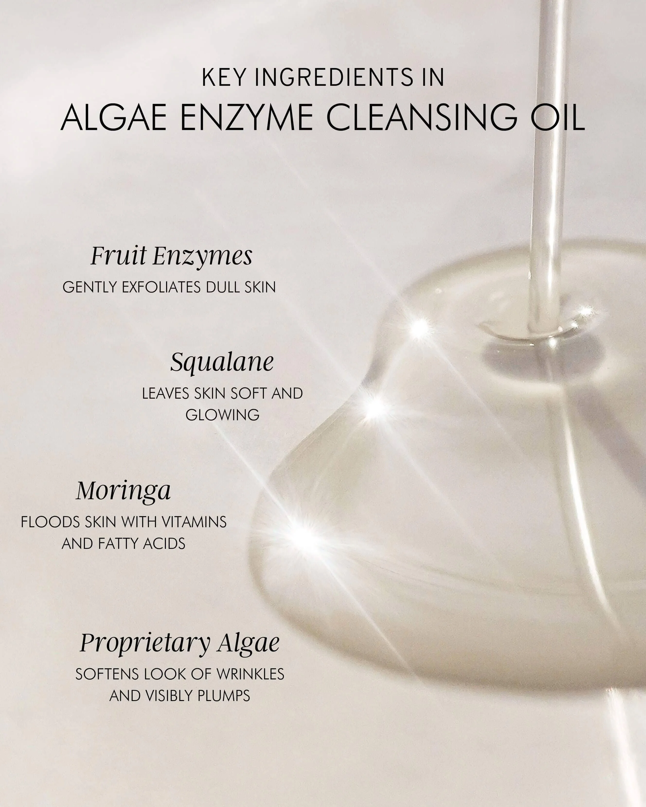 Chia   Moringa Algae Enzyme Cleansing Oil