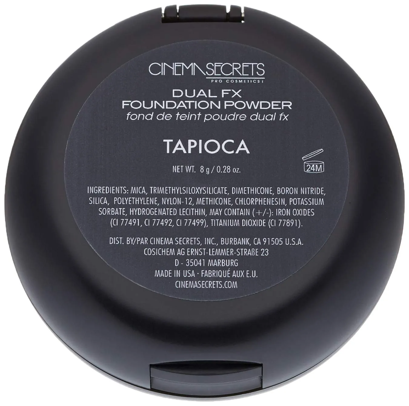 CINEMA SECRETS Pro Cosmetics Dual Fx Foundation Powder, Tapioca