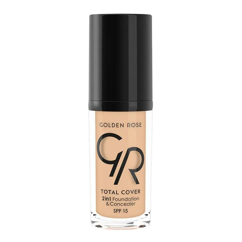 Golden Rose Total Cover 2 In 1 Foundation & Concealer