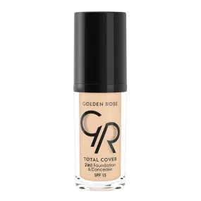 Golden Rose Total Cover 2 In 1 Foundation & Concealer