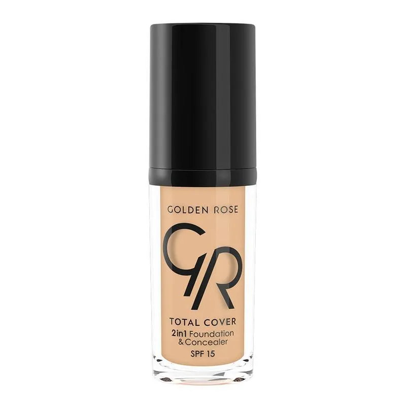 Golden Rose Total Cover 2 In 1 Foundation & Concealer