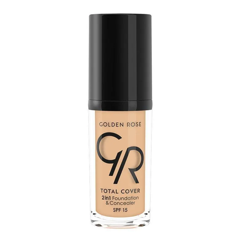 Golden Rose Total Cover 2 In 1 Foundation & Concealer