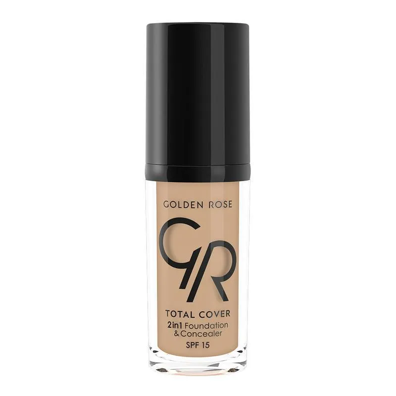 Golden Rose Total Cover 2 In 1 Foundation & Concealer