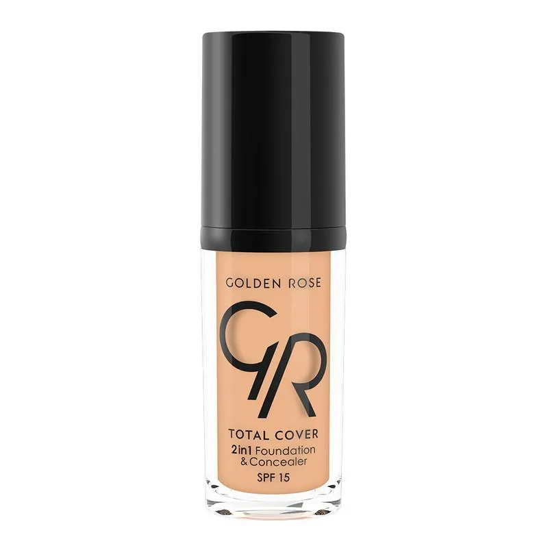 Golden Rose Total Cover 2 In 1 Foundation & Concealer