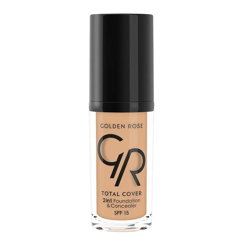 Golden Rose Total Cover 2 In 1 Foundation & Concealer