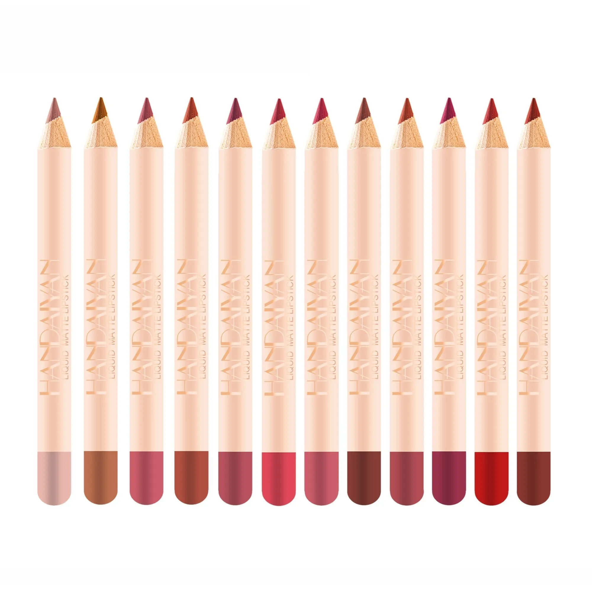 HANDAIYAN Nude Matte Lipstick and Lip Liner Set