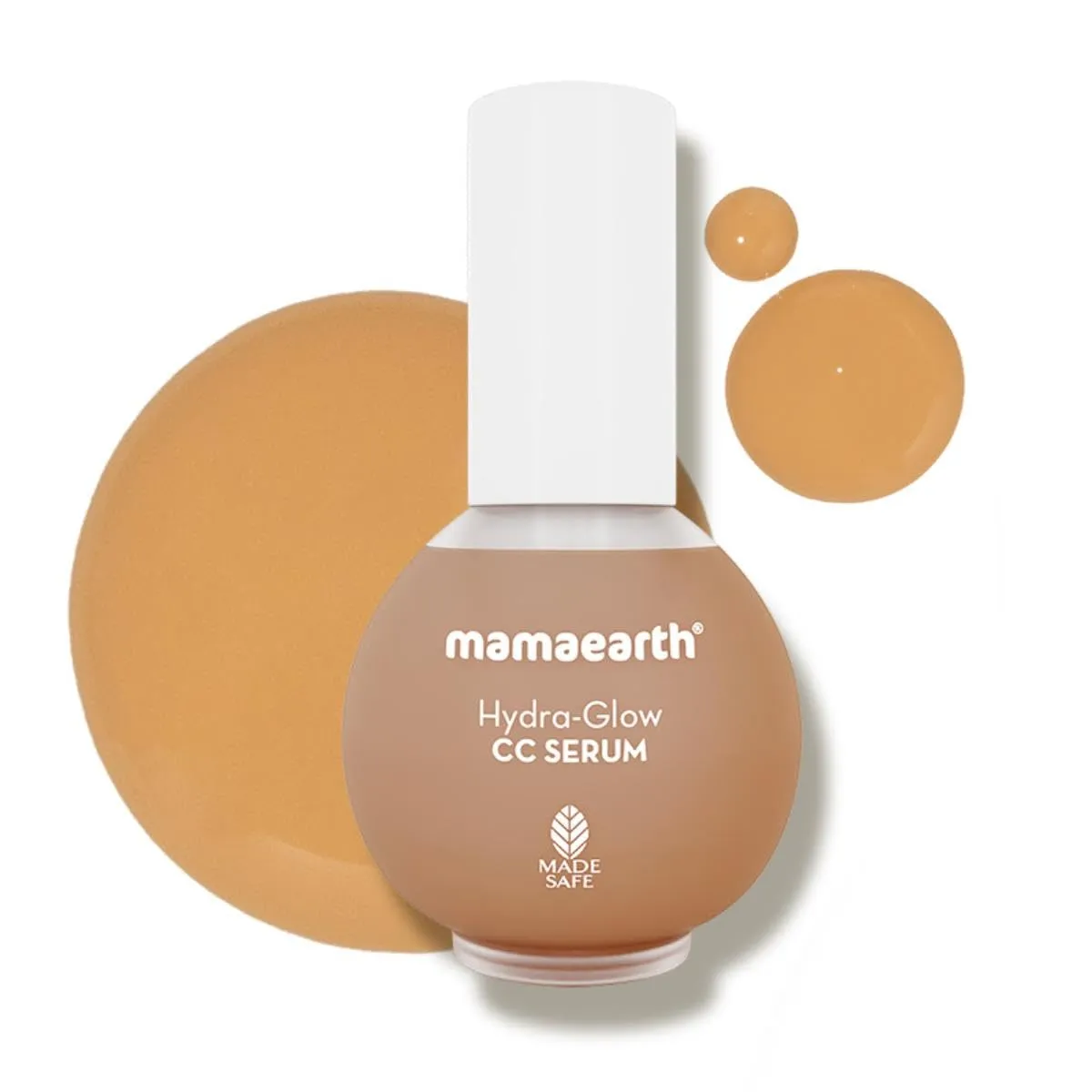 Mamaearth Hydra Glow CC Serum with Vitamin C & Hyaluronic Acid Peach 30ml