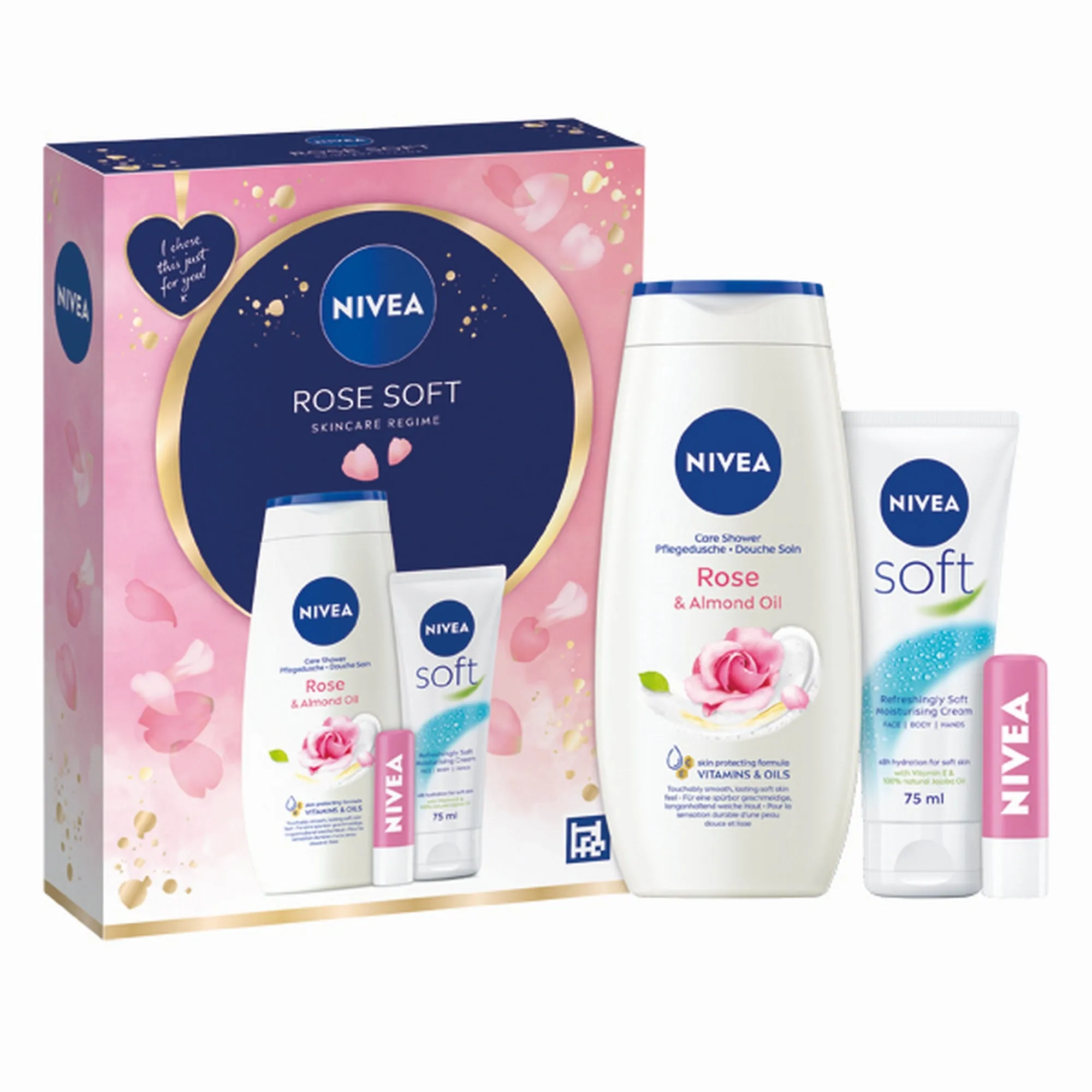 Nivea Rose Soft Set