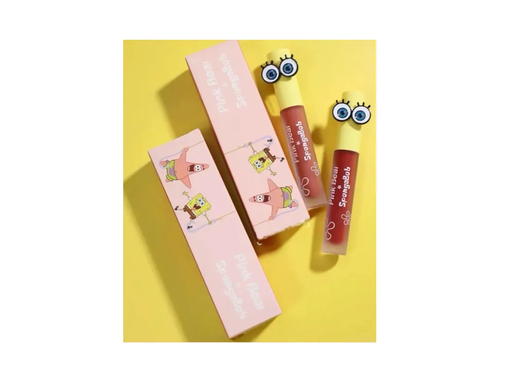 Pink Bear SpongeBob Squarepants Mirror Lip Glaze