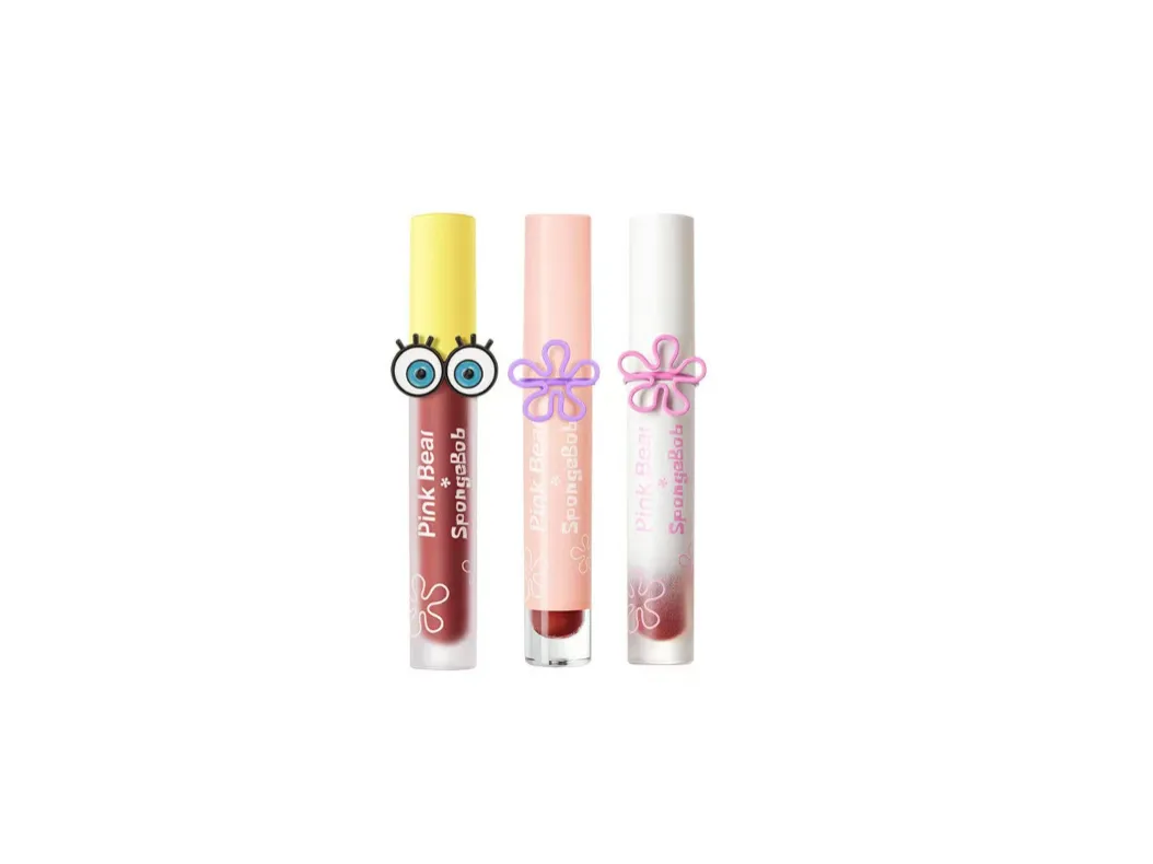 Pink Bear SpongeBob Squarepants Mirror Lip Glaze