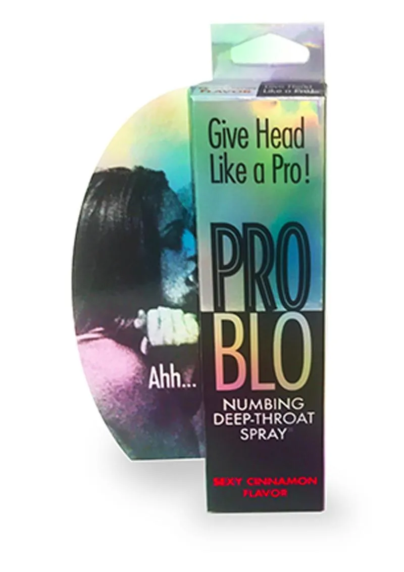 Problo Numbing Deep-Throat Spray 1oz - Sexy Cinnamon