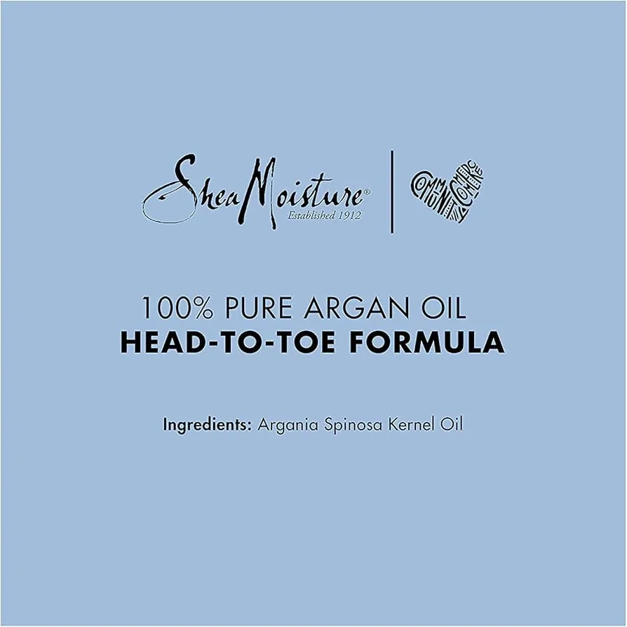 Shea Moisture 100 Percent Pure Argan Oil Head To Toe Smoothing 47ml