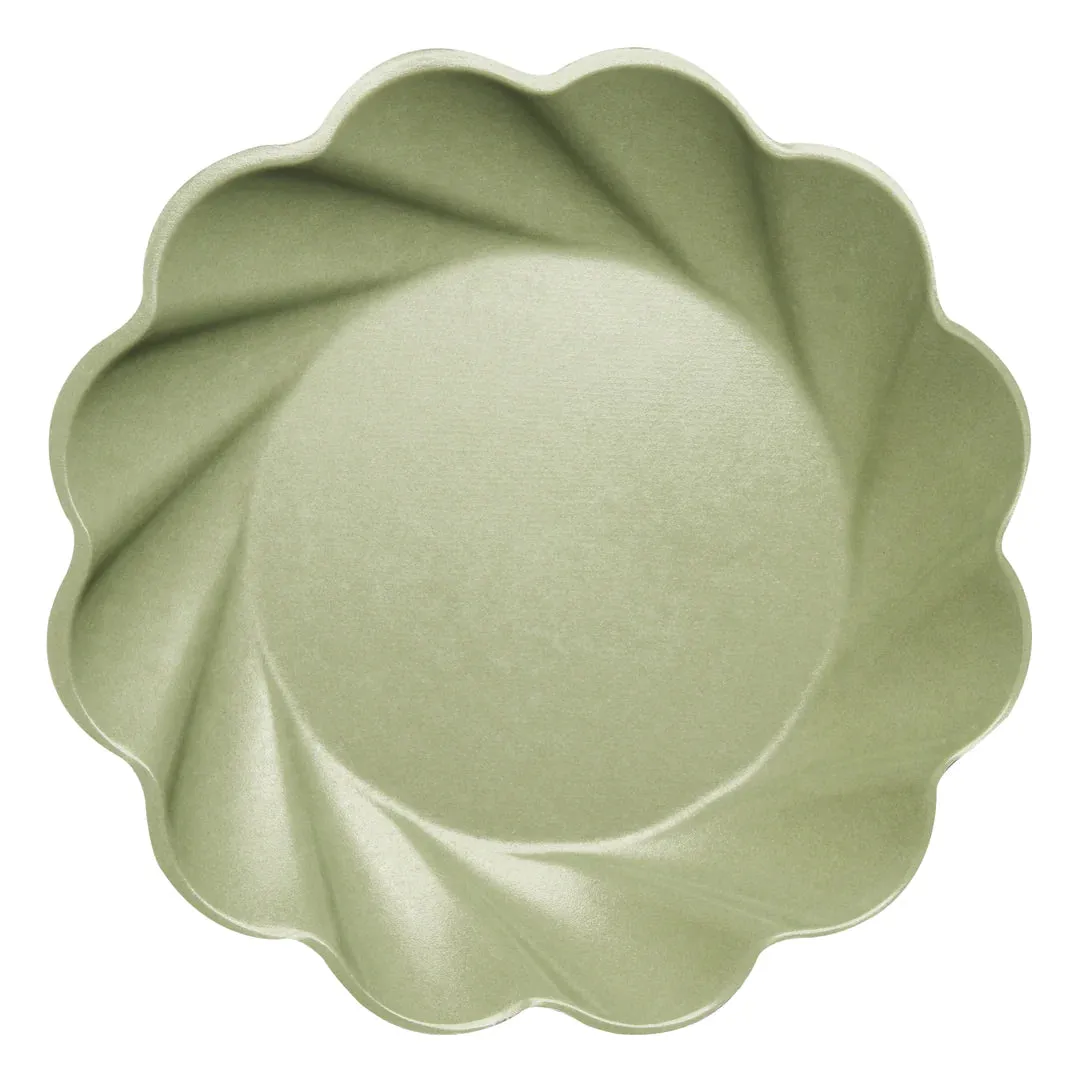 Simply Eco Compostable Dinner Plate - Sage 8 Pack