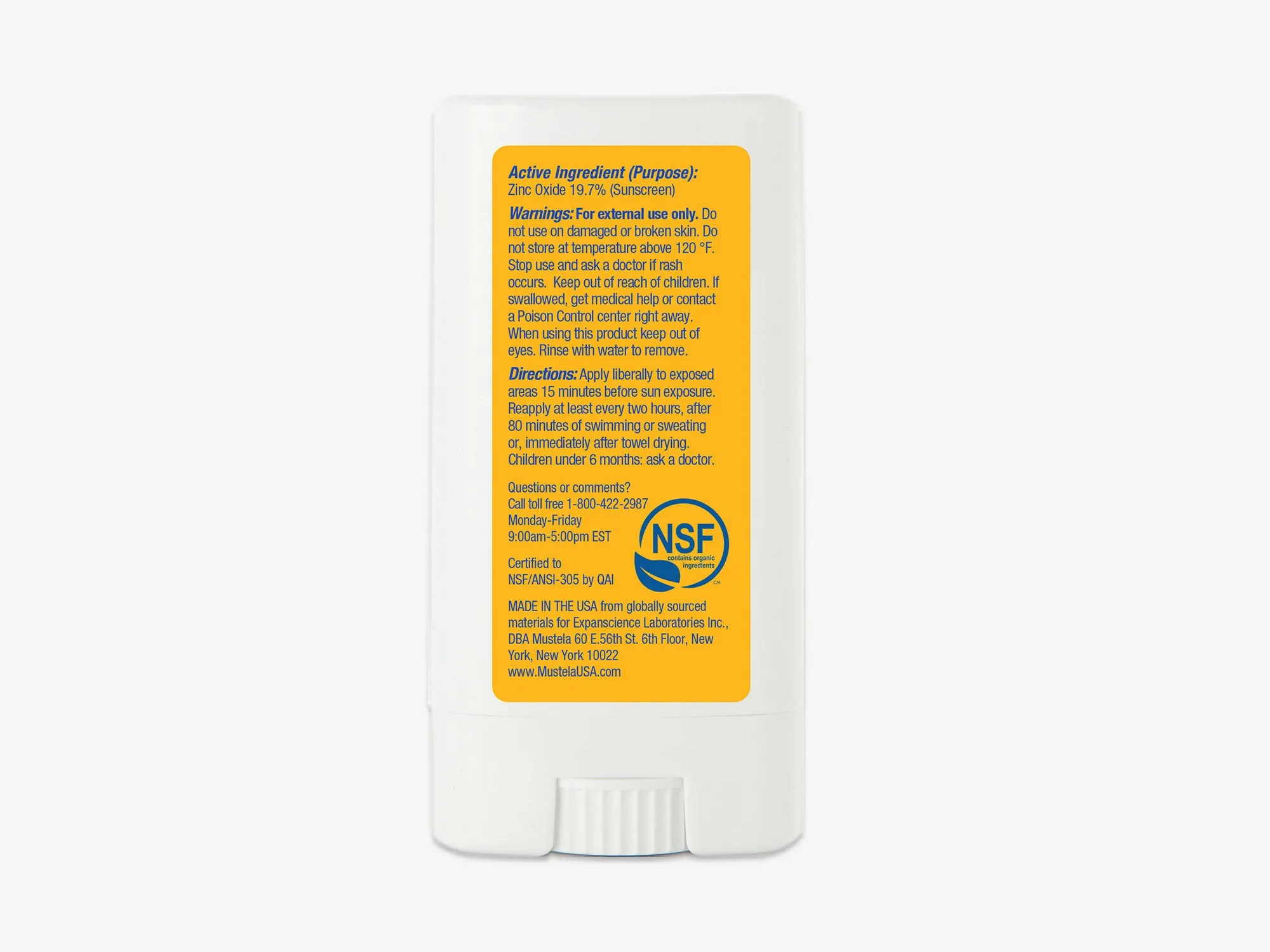 SPF 50 Mineral Sunscreen Stick